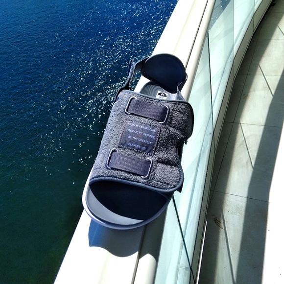 Air Jordan Retro 23 LS slides Winter Grey DJ9857-002 - Picture 8 of 9